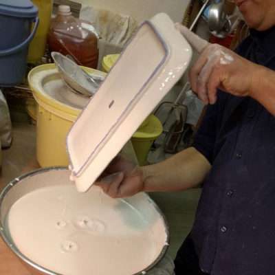釉薬がけ