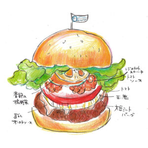 だいずミートバーガー