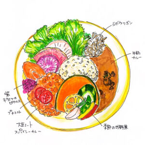 2種のカレープレート